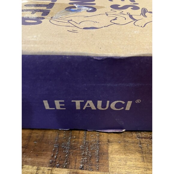 Le Tauci Angel White Ceramic Slow Feeder Dog Bowl New In Box - Picture 6 of 8